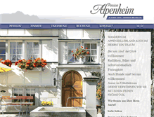 Tablet Screenshot of pension-alpenheim.ch